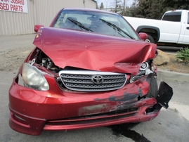 2007 TOYOTA COROLLA S PEARL RED 1.8L AT Z15049